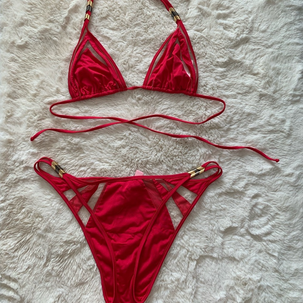 New w/o tags! Agent provocateur pink bikini set